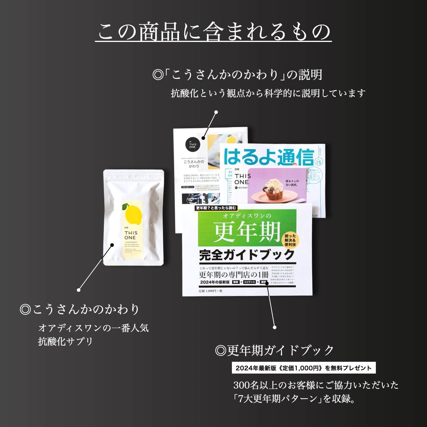 オアディスワンの「こうさんかのかわり」を購入したら届く書品一覧