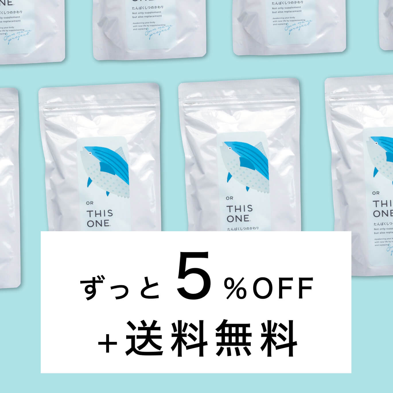 たんぱくしつのかわり定期便