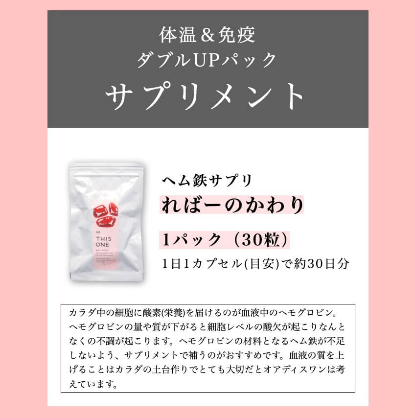 体温＆免疫対策パック