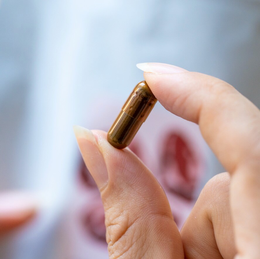 ヘム鉄サプリればーのかわりの錠剤のイメージ