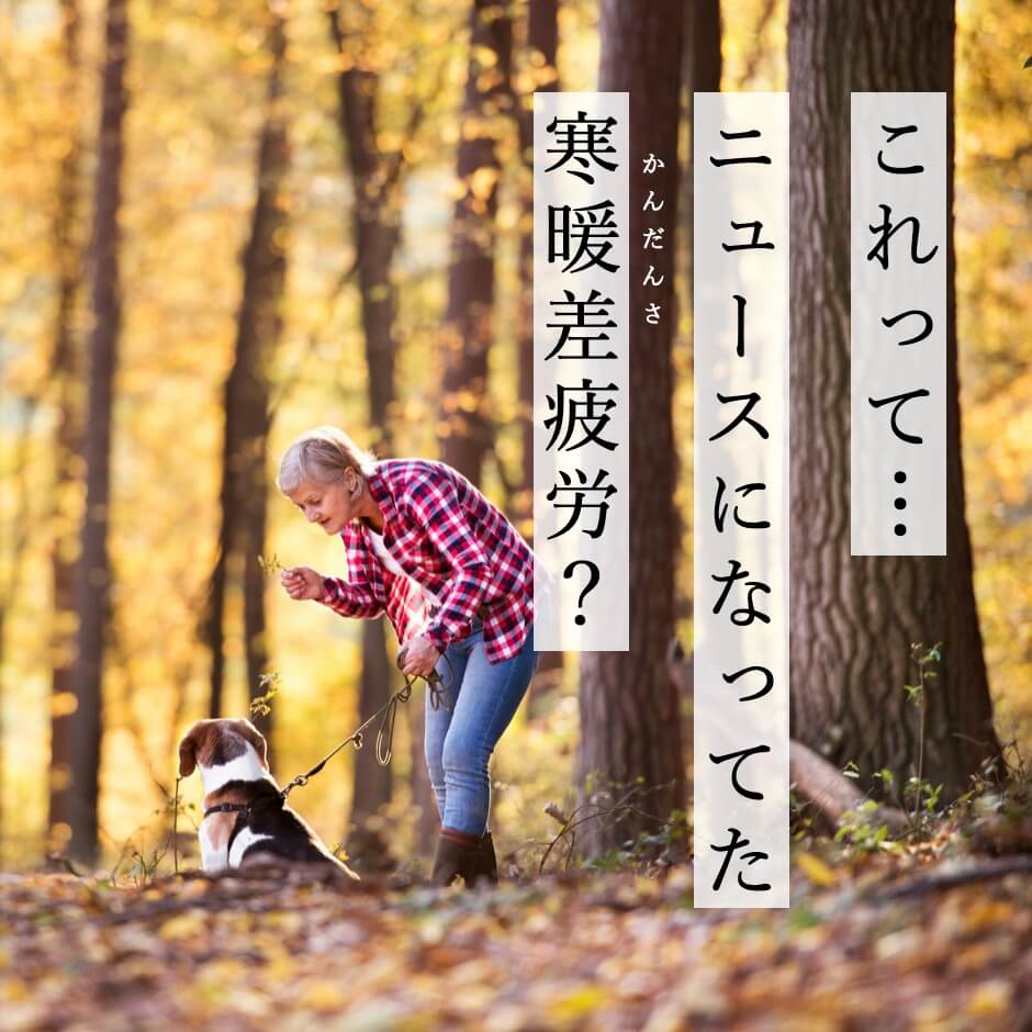 ニュースにも出ていた寒暖差疲労