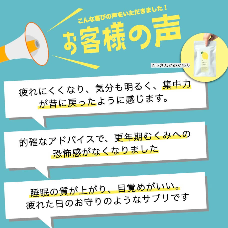 お客様の声（こうさんかいのかわり）