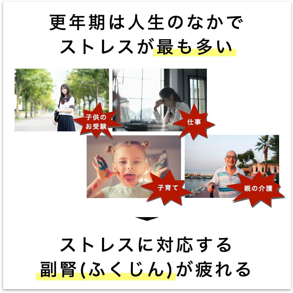 更年期は人生の中でストレスが最も多い