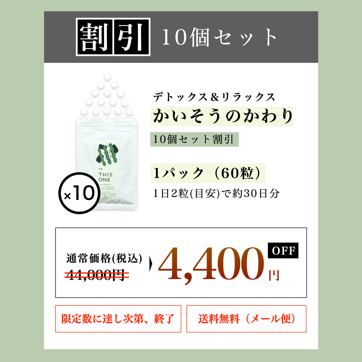 “雑誌掲載された「かいそうのかわり」10個セット”