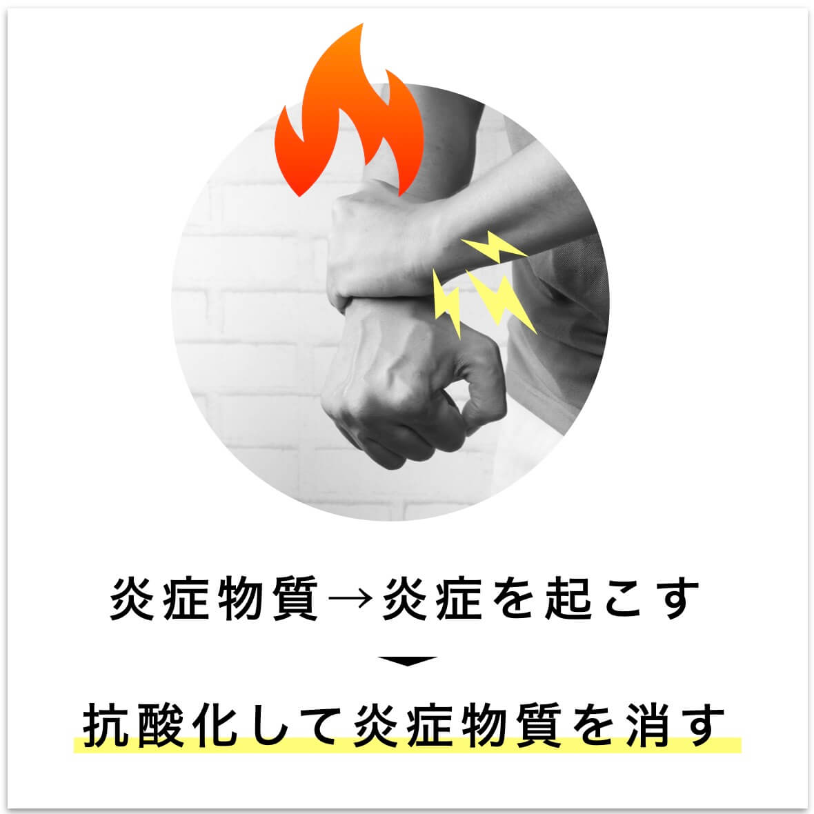 抗酸化して炎症物質を消すことが重要