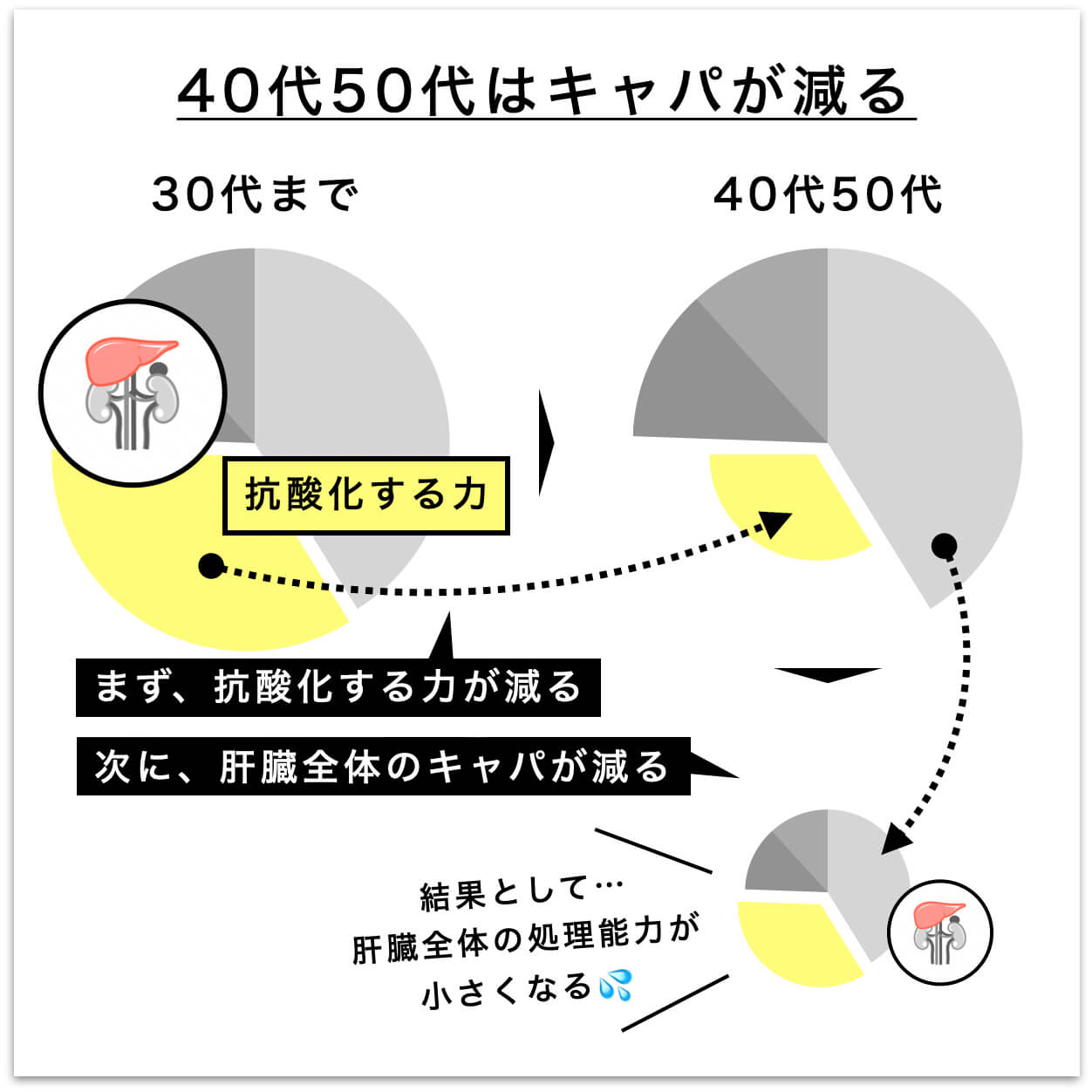 更年期は肝臓疲労のリスクが高い