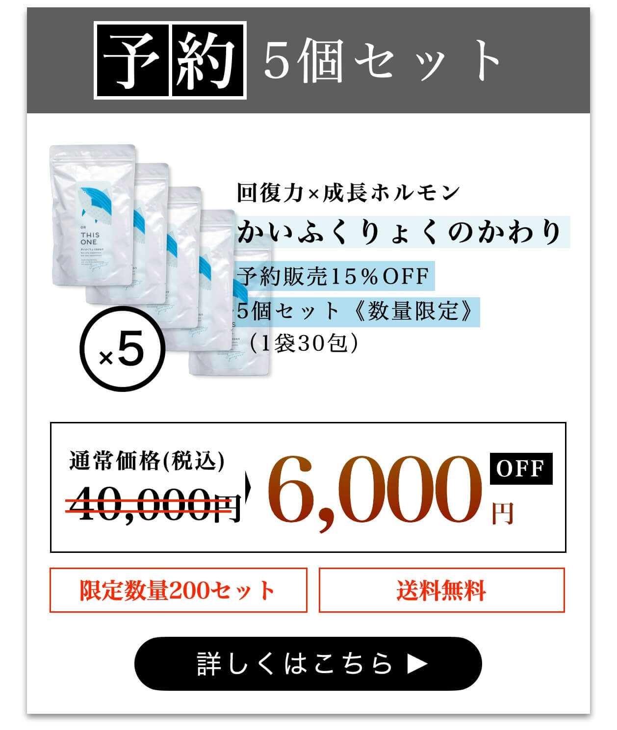 お得な5個セット