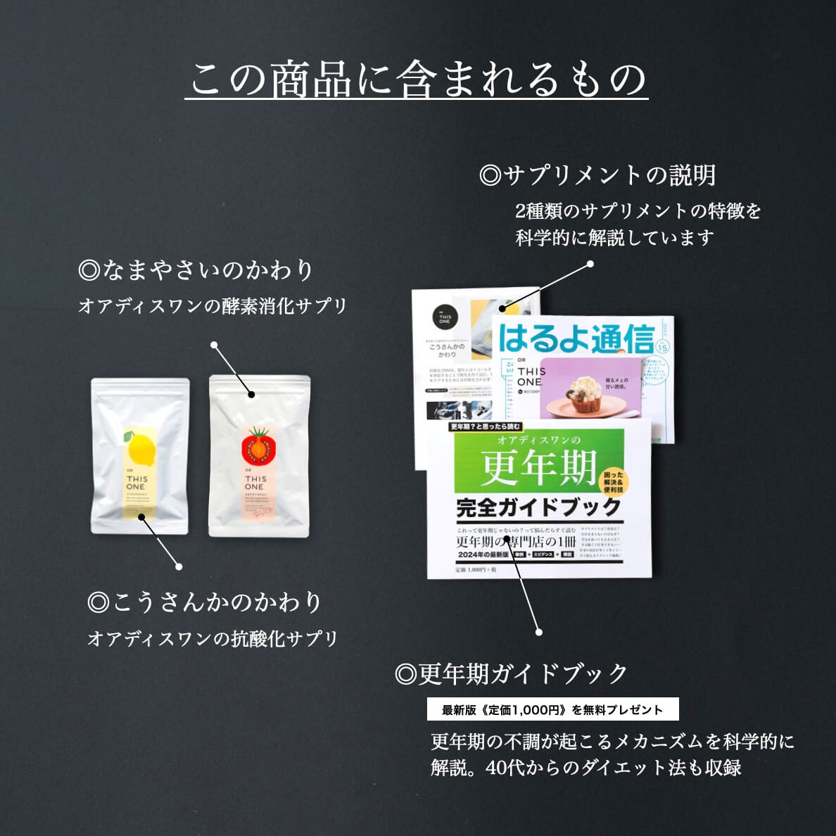 脂肪肝サプリ 短期集中パックに含まれるもの