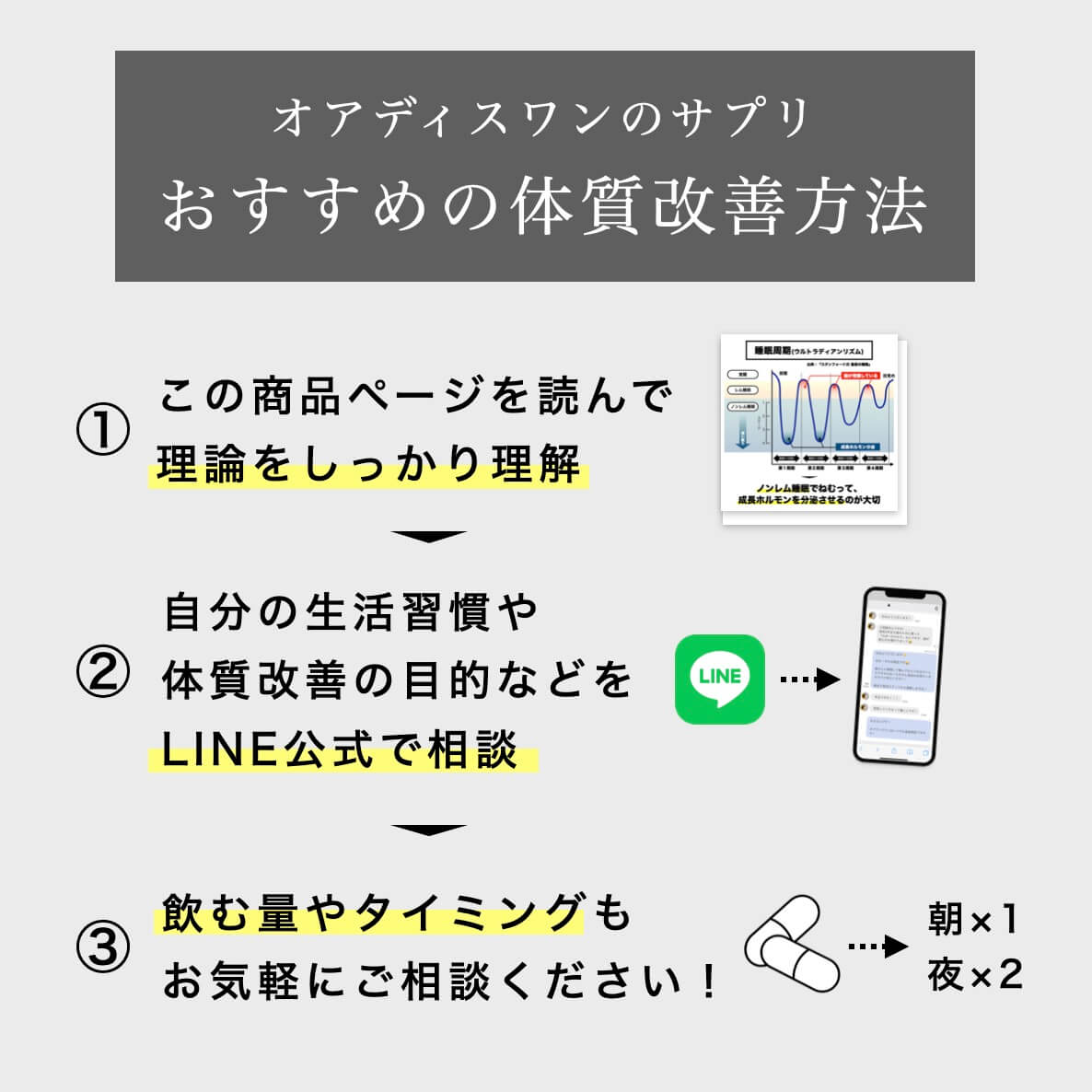 おすすめの体質改善方法