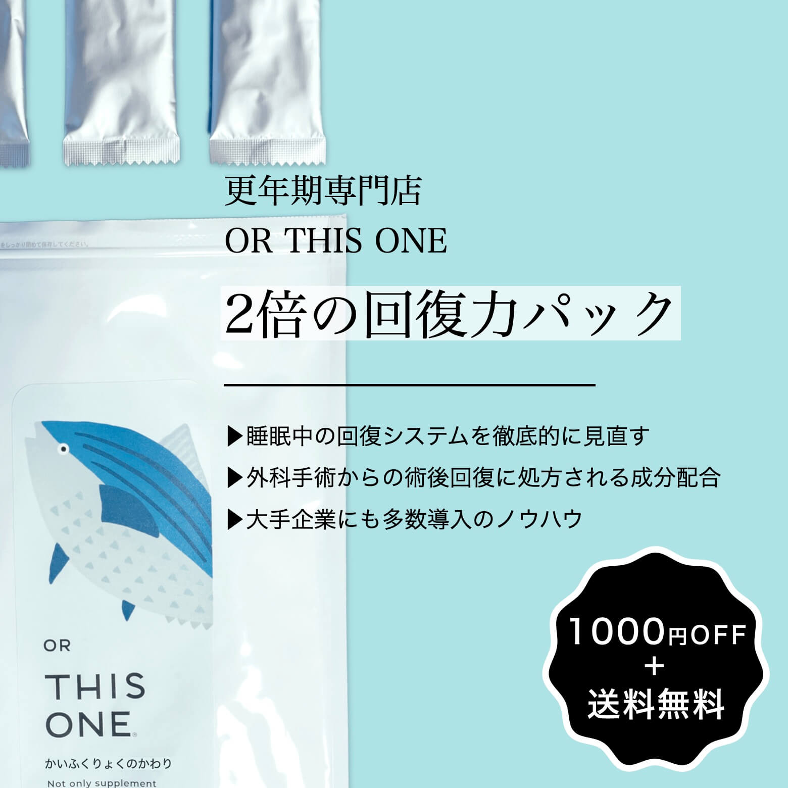 2倍の回復力パックの説明