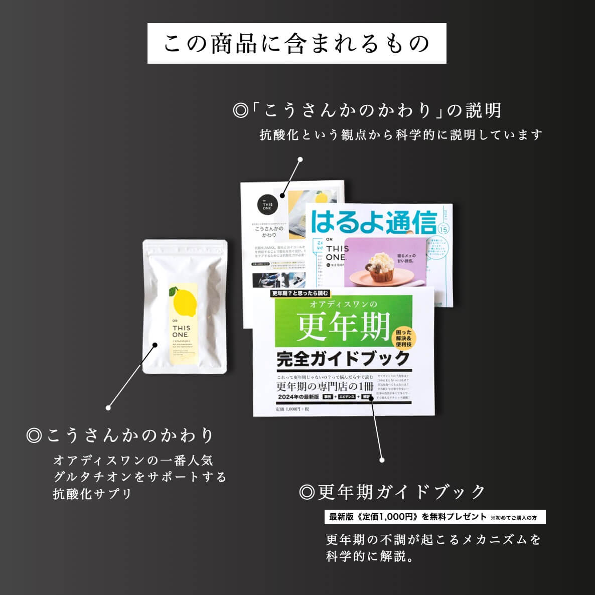 オアディスワンの「こうさんかのかわり」を購入したら届く書品一覧