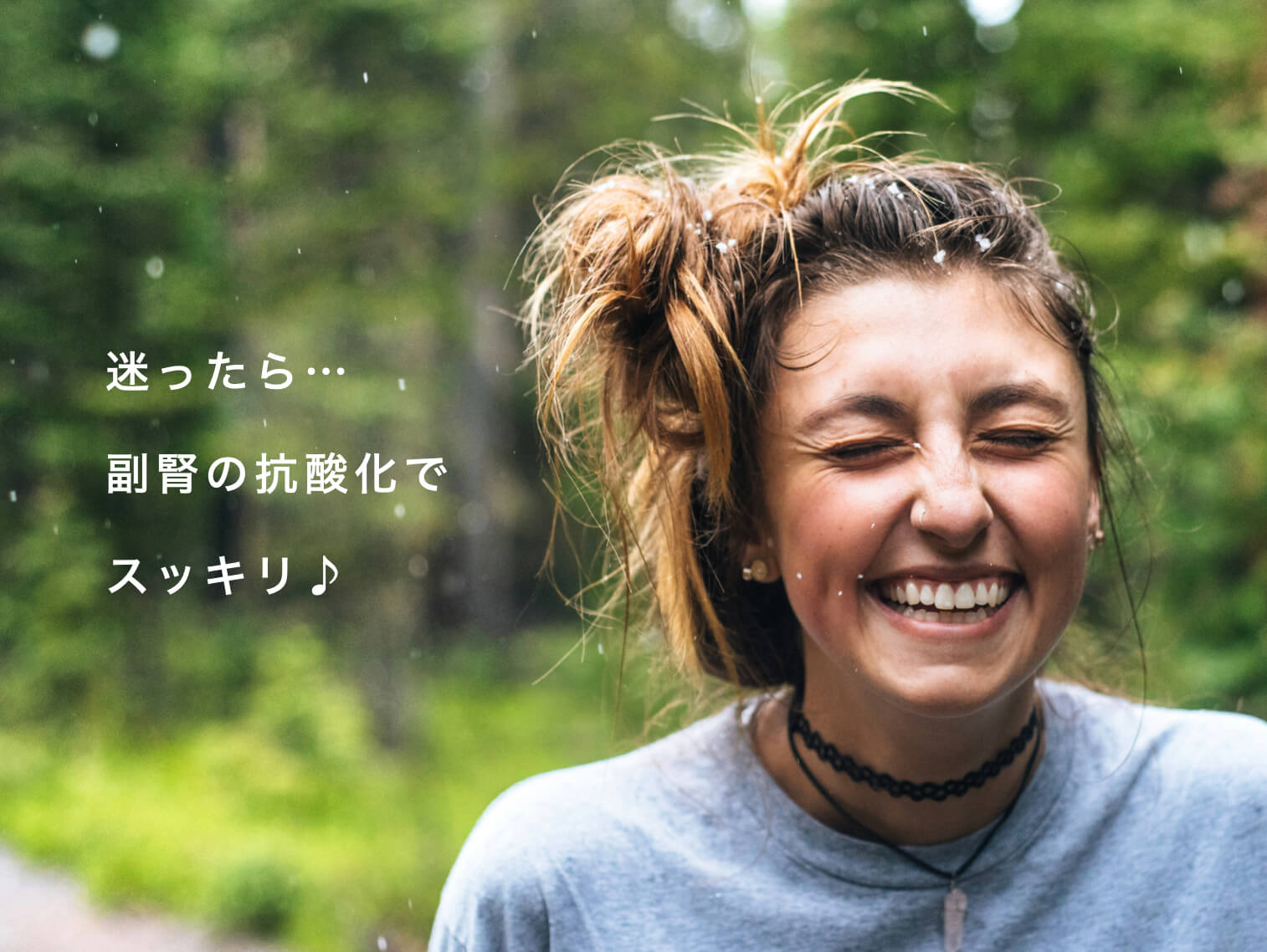 副腎を抗酸化でスッキリの図