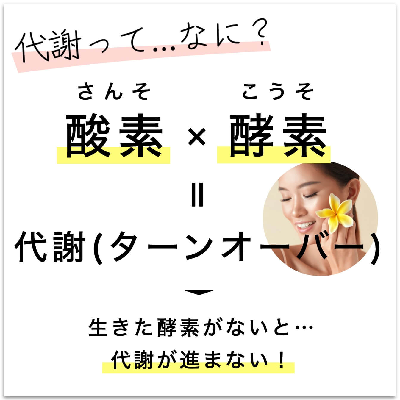 体内で代謝するにはの説明