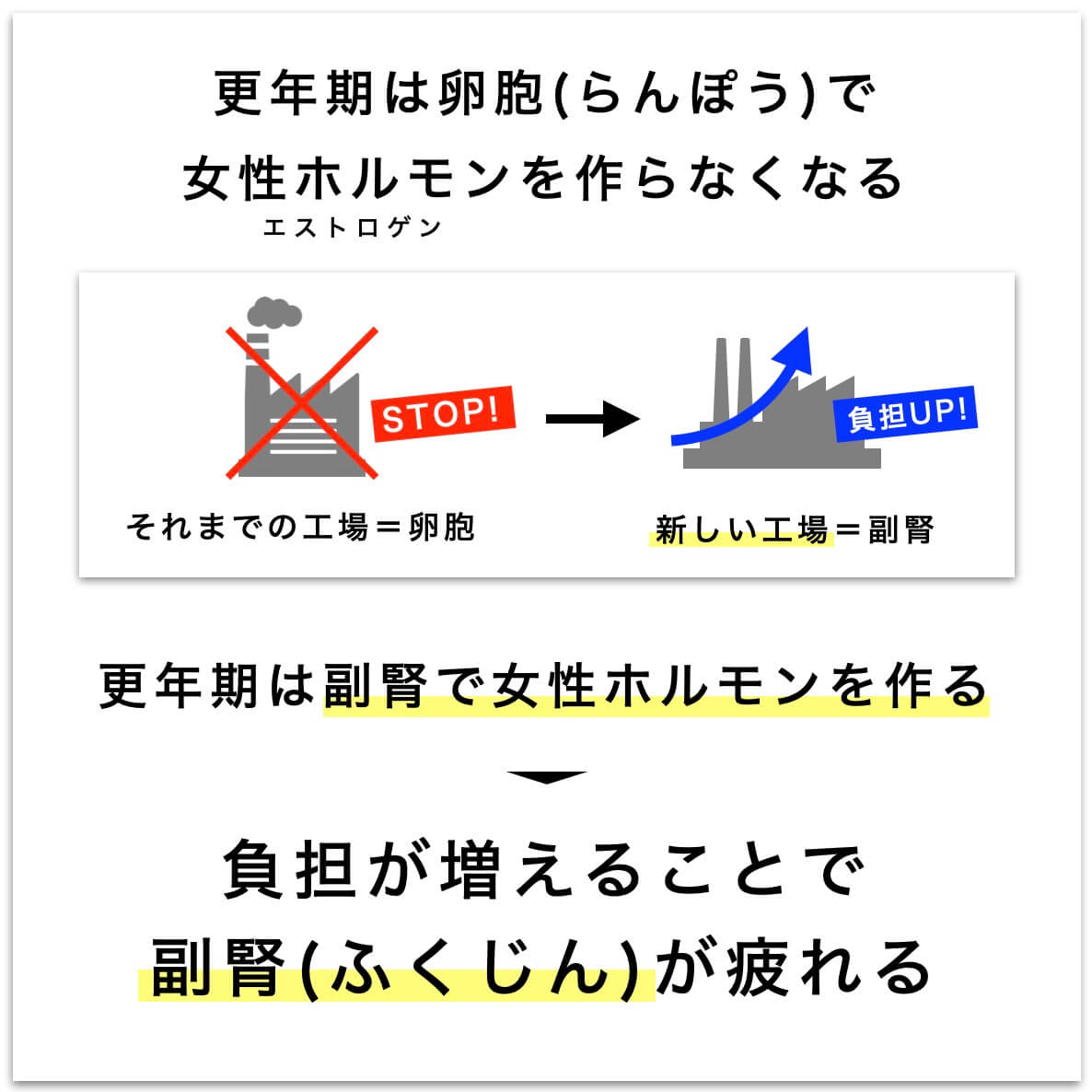 更年期と女性ホルモンの関係