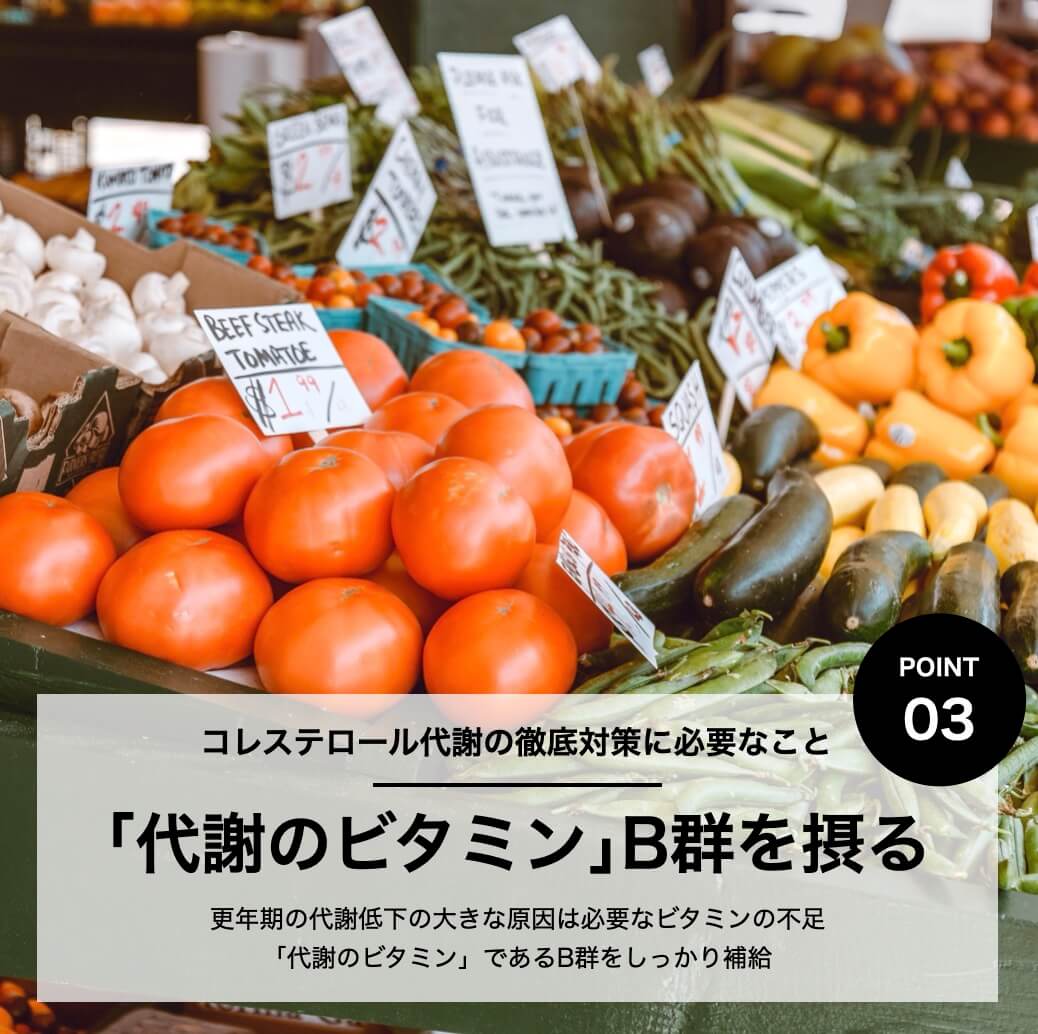 コレステロール代謝の徹底対策に必要なこと③