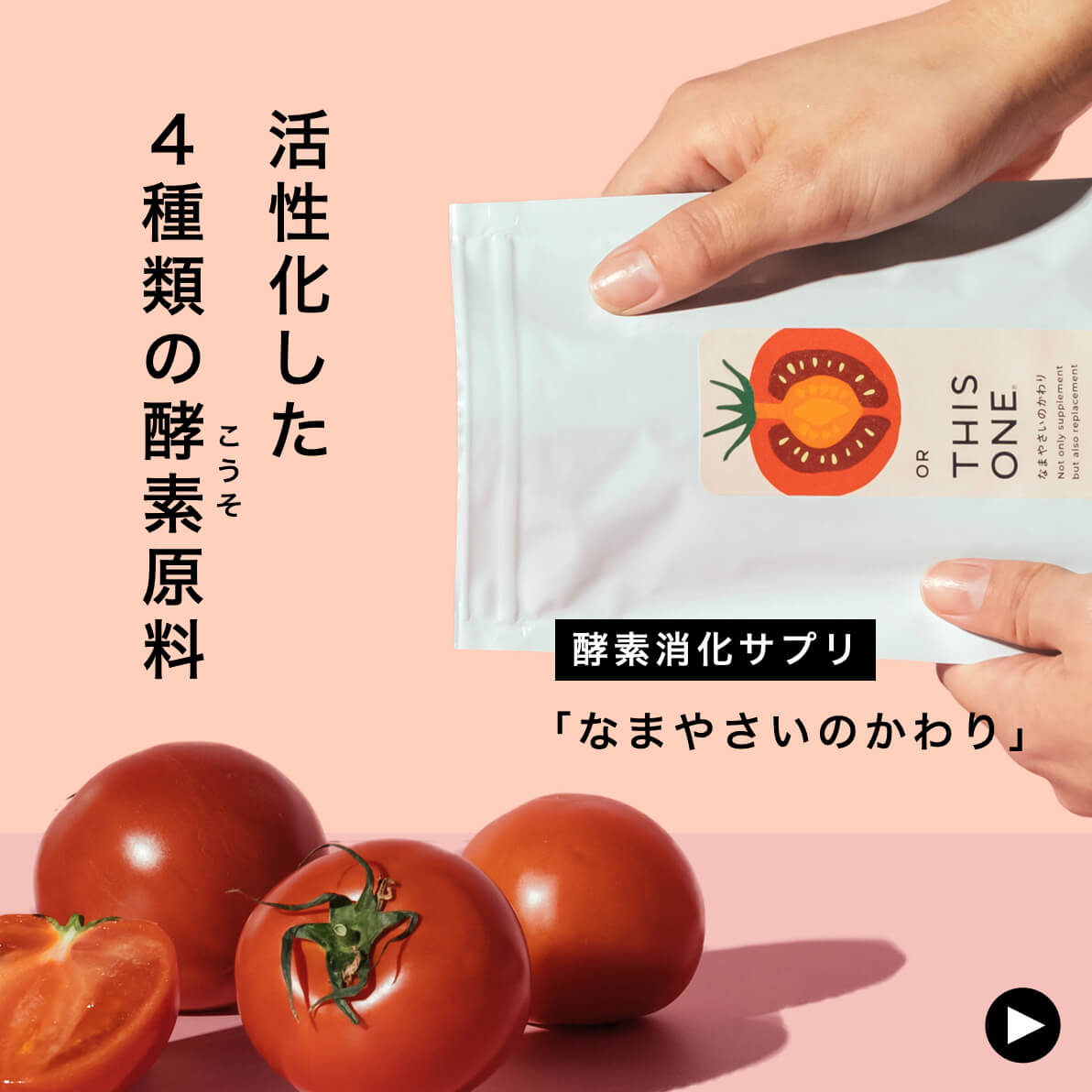 酵素サプリのイメージ図