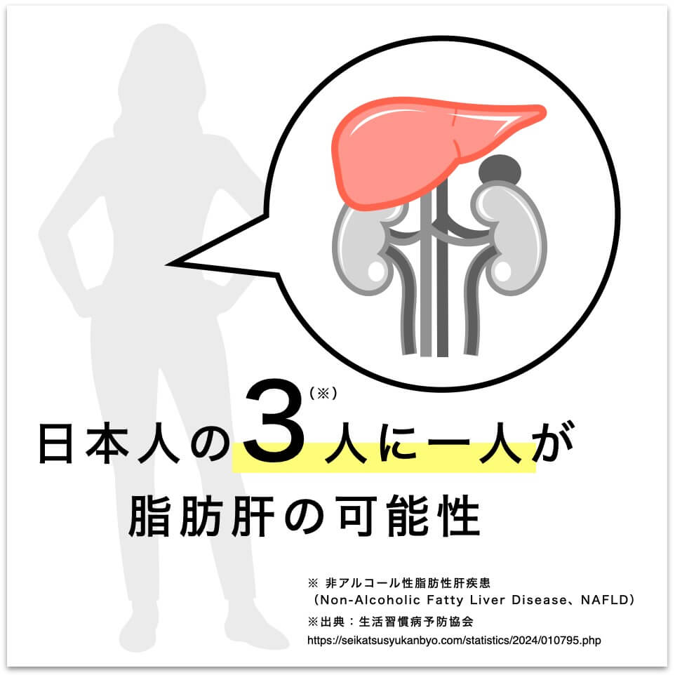 脂肪肝の可能性の図