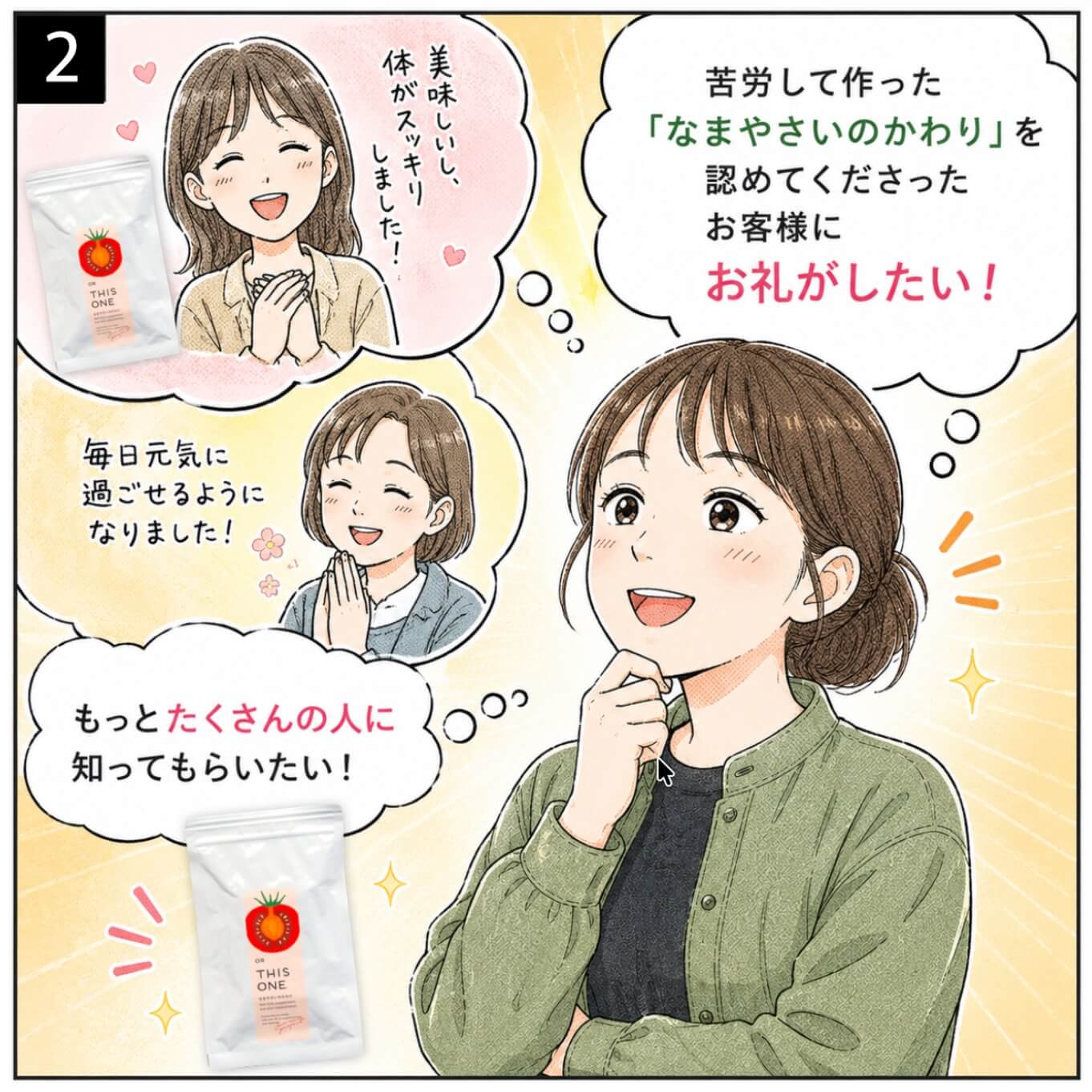 スタッフが特典を考えている
