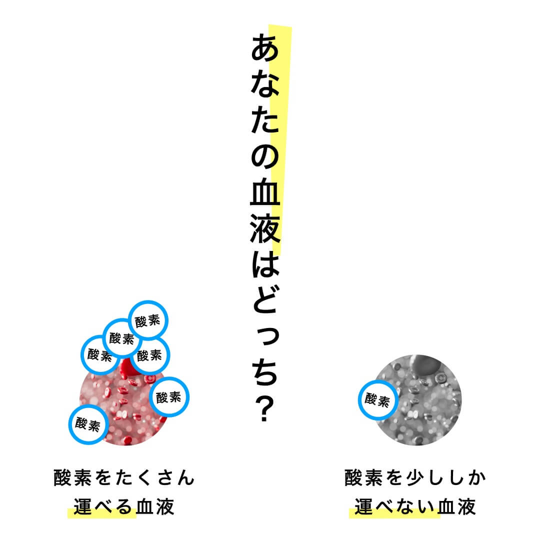 あなたの体質改善尾不調の原因はかくれ貧血かも