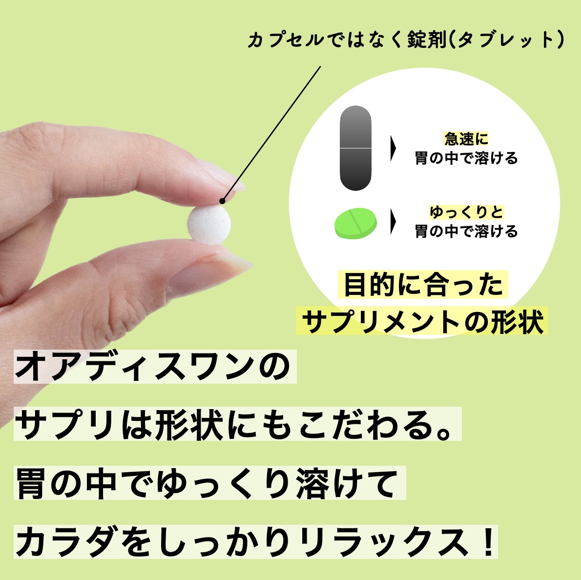 オアディスワンのマグネシウムサプリかいそうのかわり