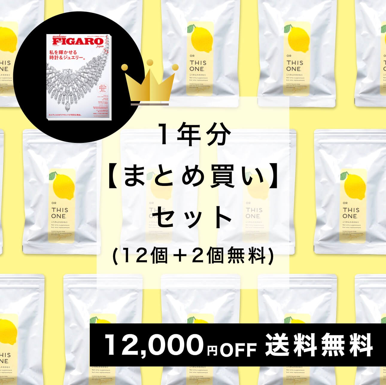 「こうさんかのかわり」1年分12個セット+2個無料