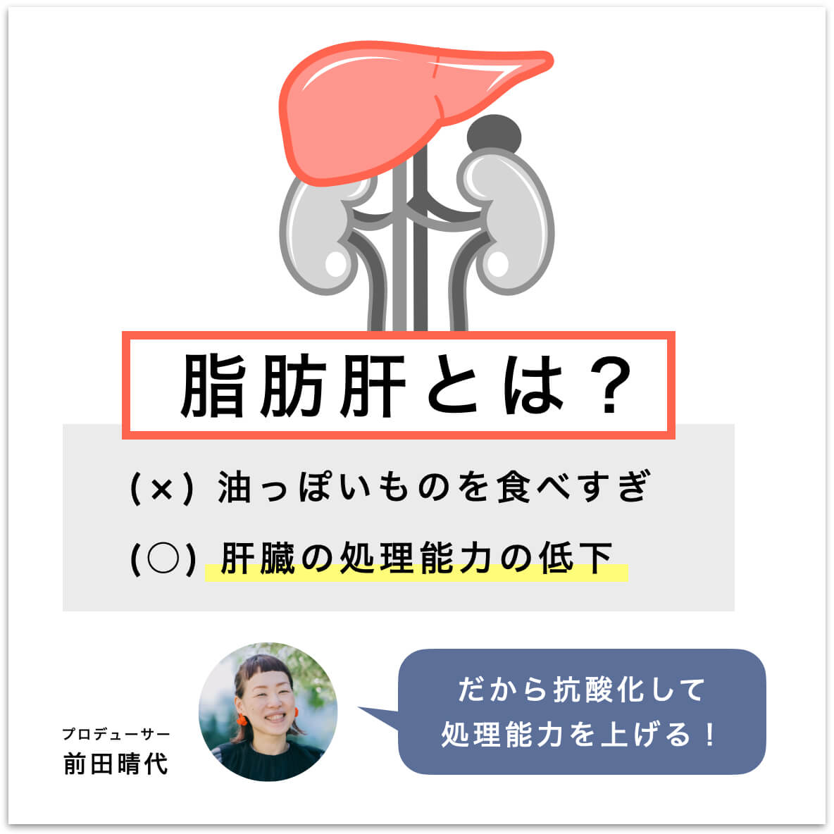 脂肪肝とか何かを説明している図