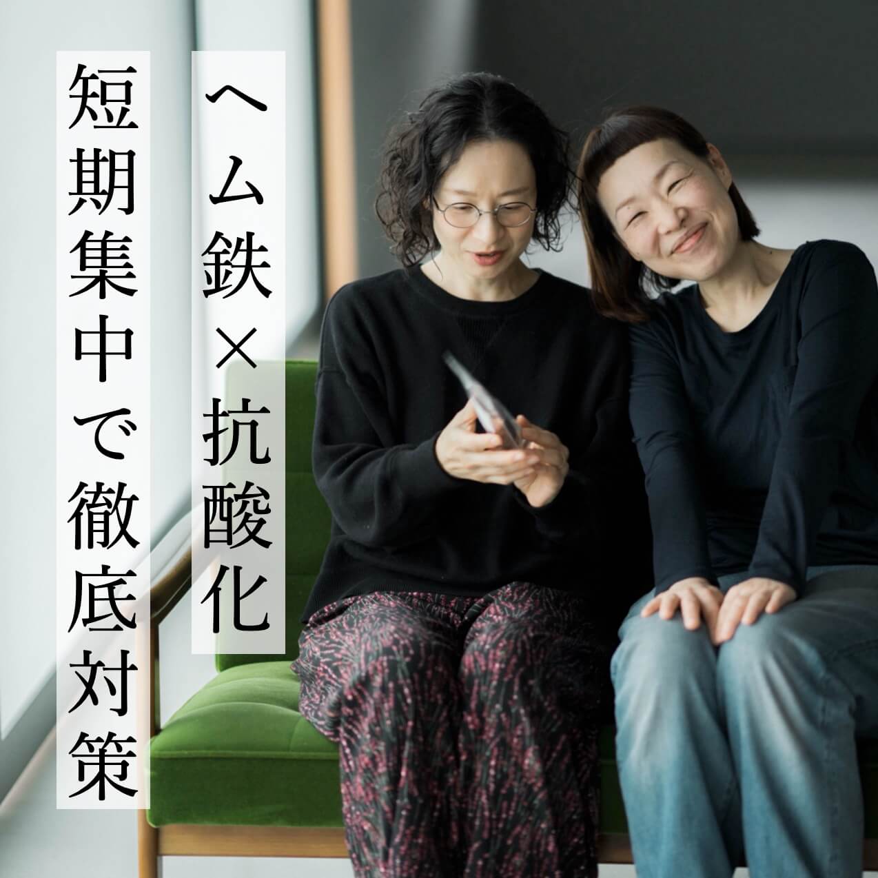 ヘム鉄サプリと抗酸化サプリで徹底対策しよう