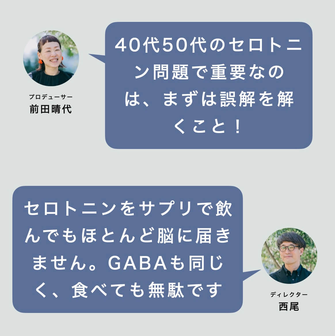 セロトニンはGABAと一緒の説明の図