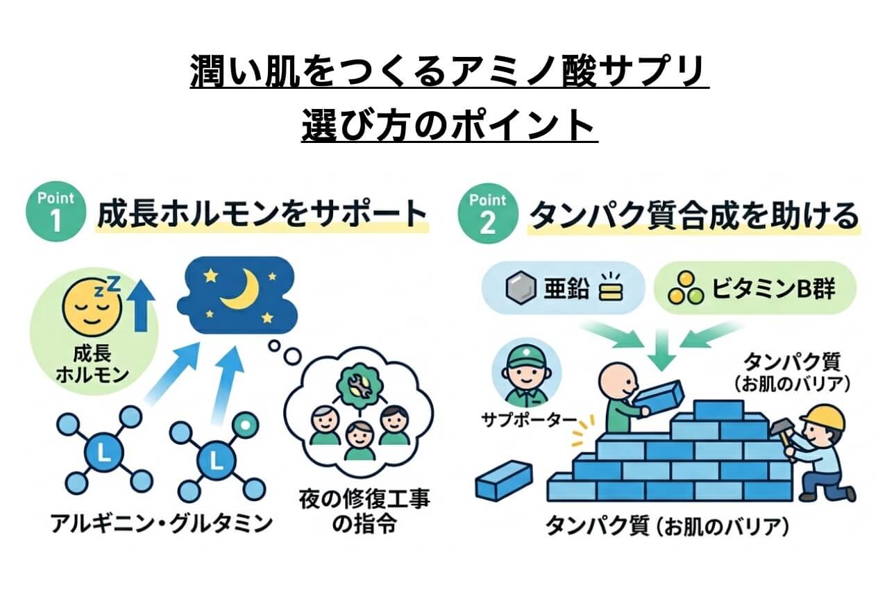 肌の乾燥を防ぐためのサプリの選び方