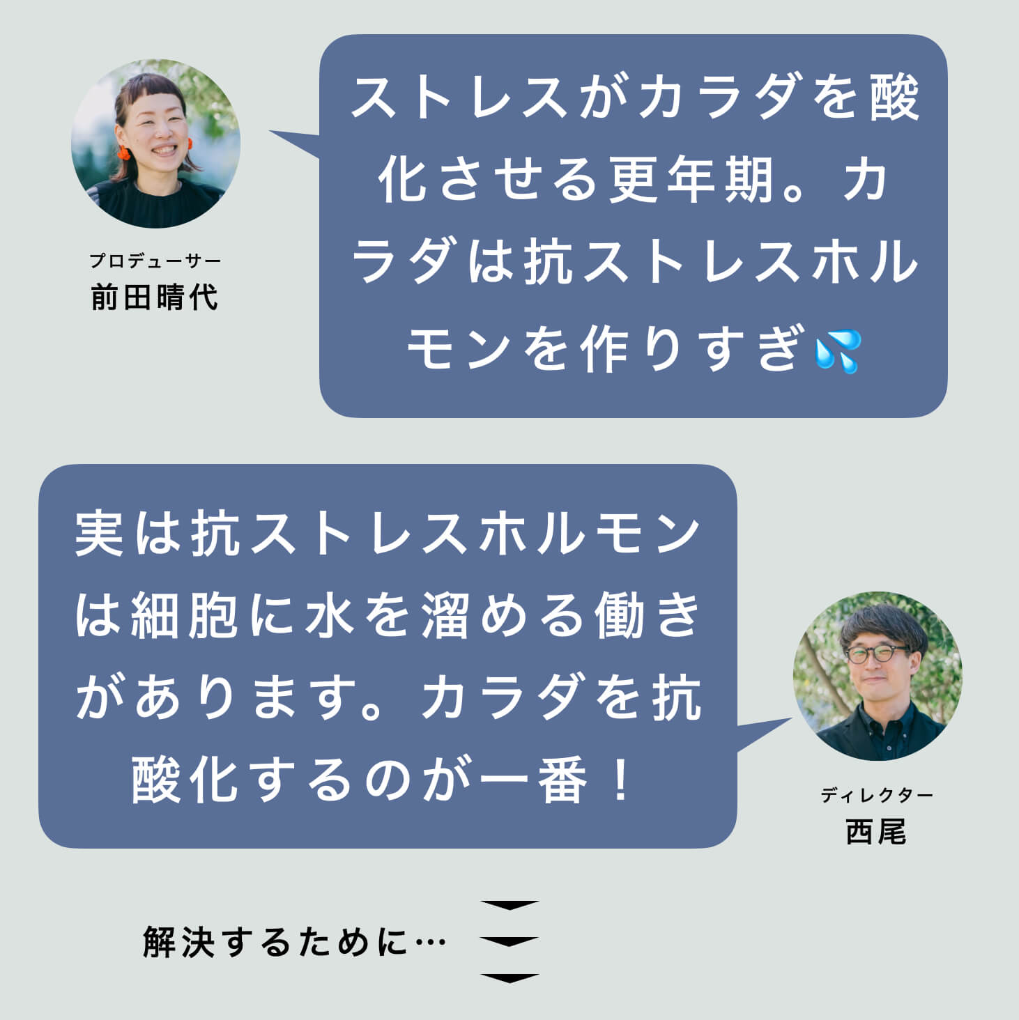 ストレスでカラダが
酸化する