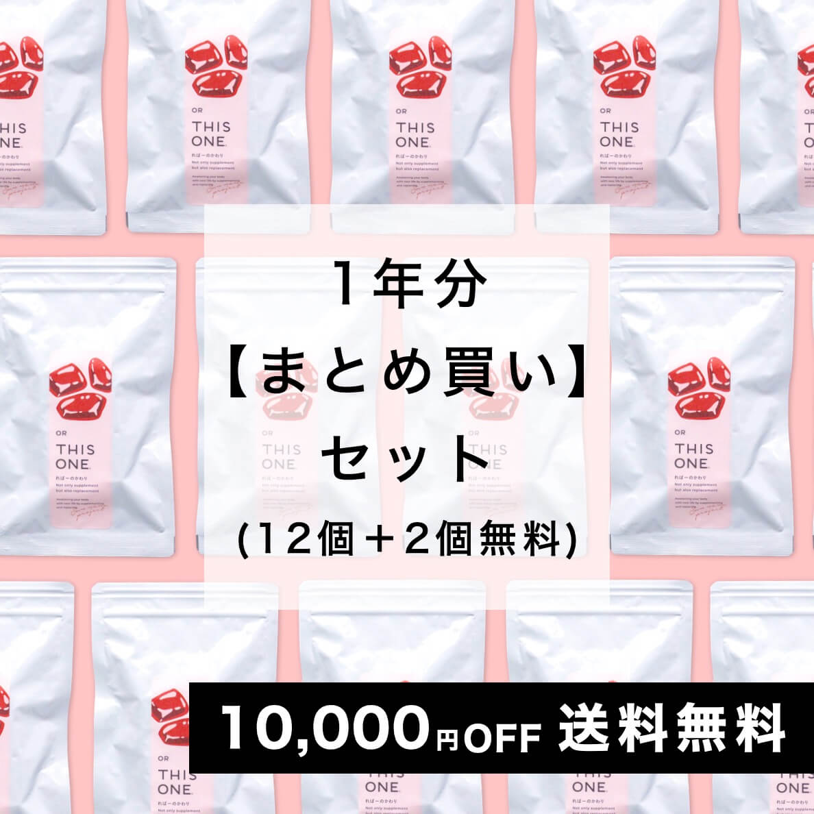 【1年分12個＋2個無料】まとめ買い「ればーのかわり」ヘム鉄亜鉛サプリ